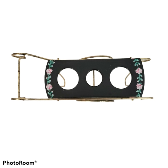 Vintage 60's Cosmetics Holder Mini Cart - Picture 4 of 6